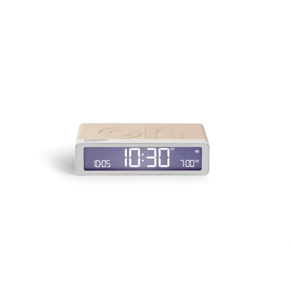นาฬิกาตั้งโต๊ะขนาดเล็ก LEXON Flip+ Alarm Clock PANTONE สีทราย